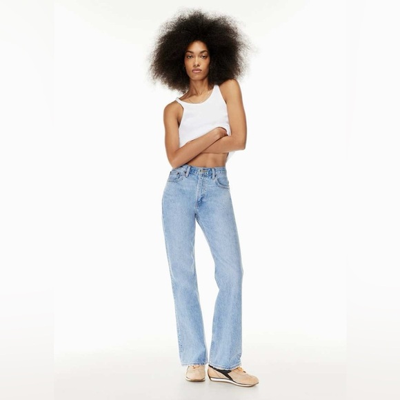 NWOT Denim Forum “ The Marianne Mid Rise Loose 28L” size 24 - Picture 1 of 5